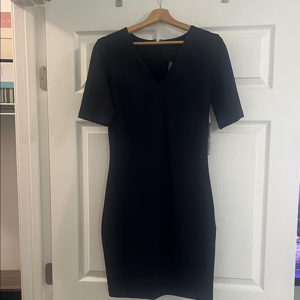 White House Black Market Navy Mini Dress